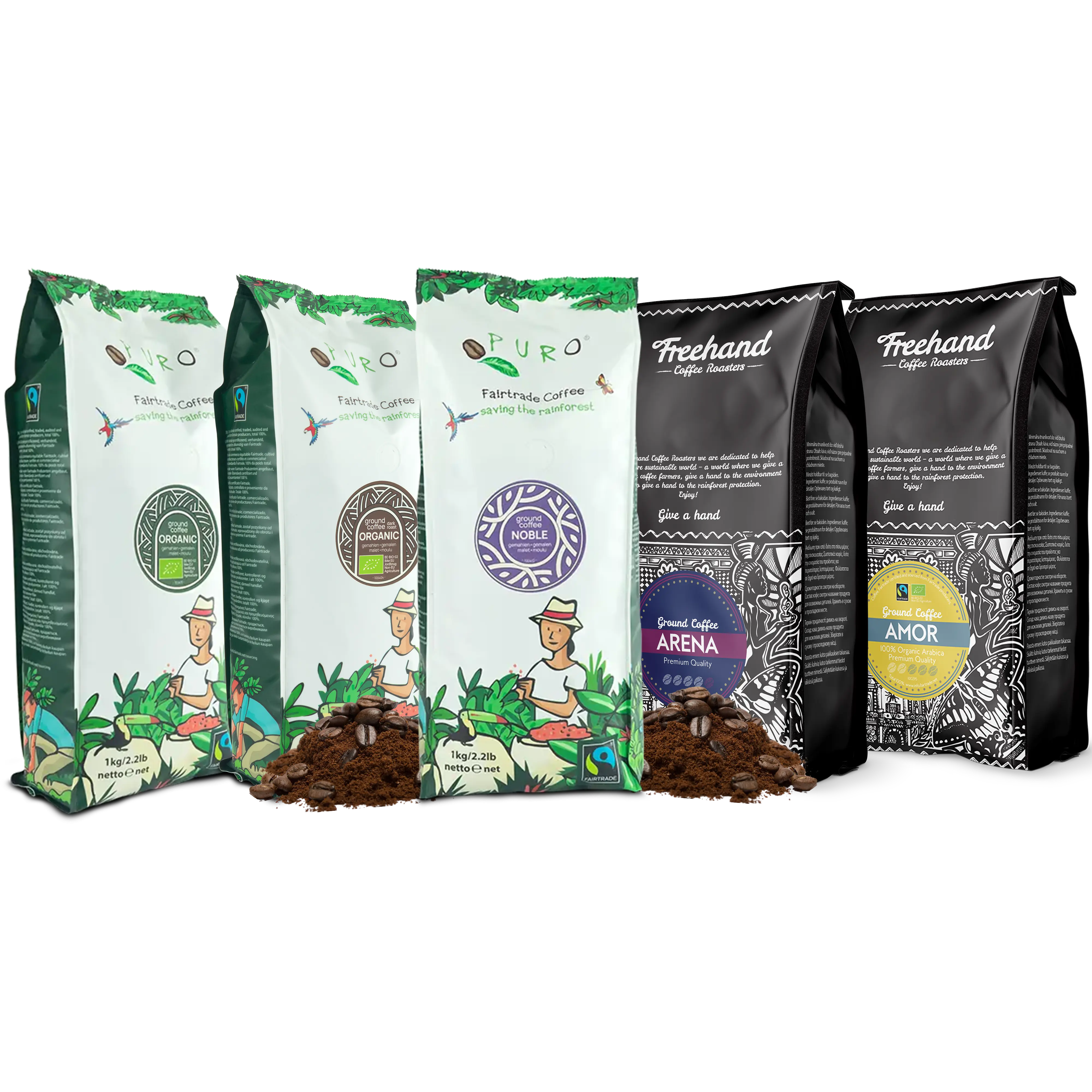 Filterkaffe "Prøv dem alle" smagskasse