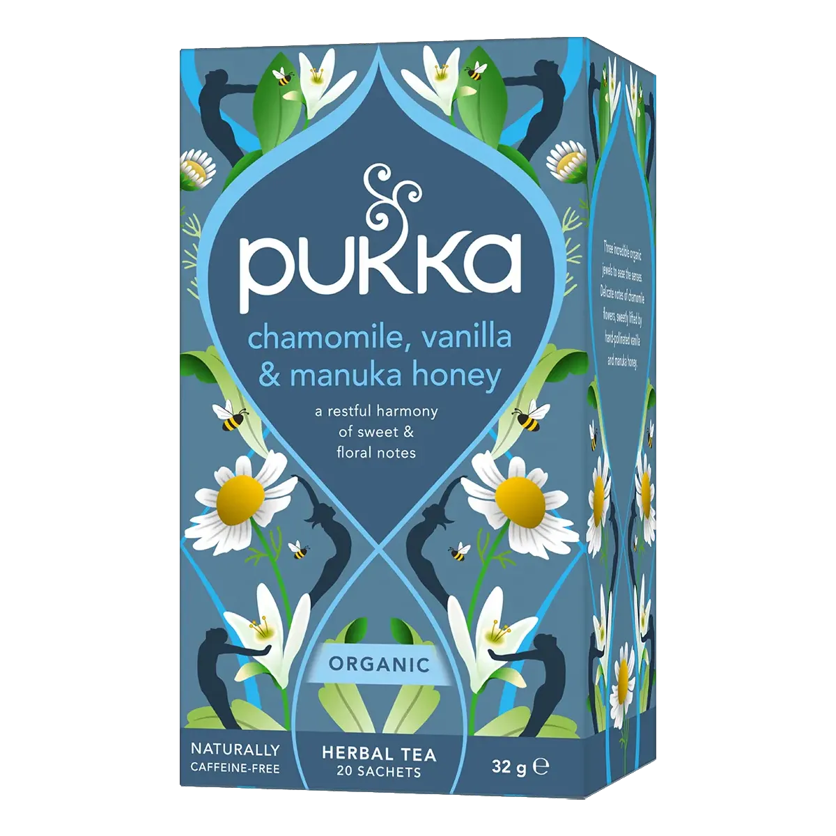 Pukka Chamomile, vanilla & Manuka honey Brev te