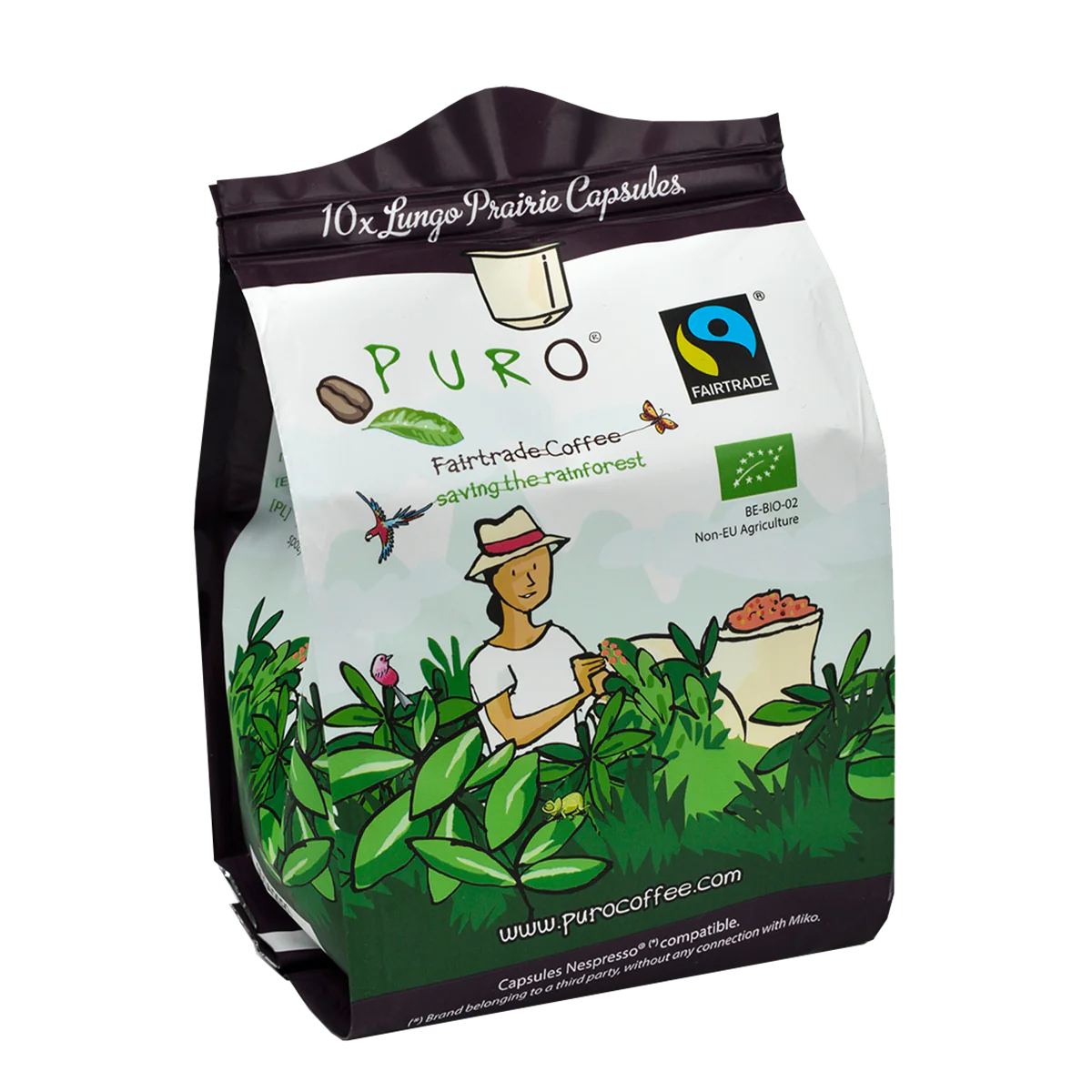 Pose med Puro Prairie Lungo Kaffekapsler