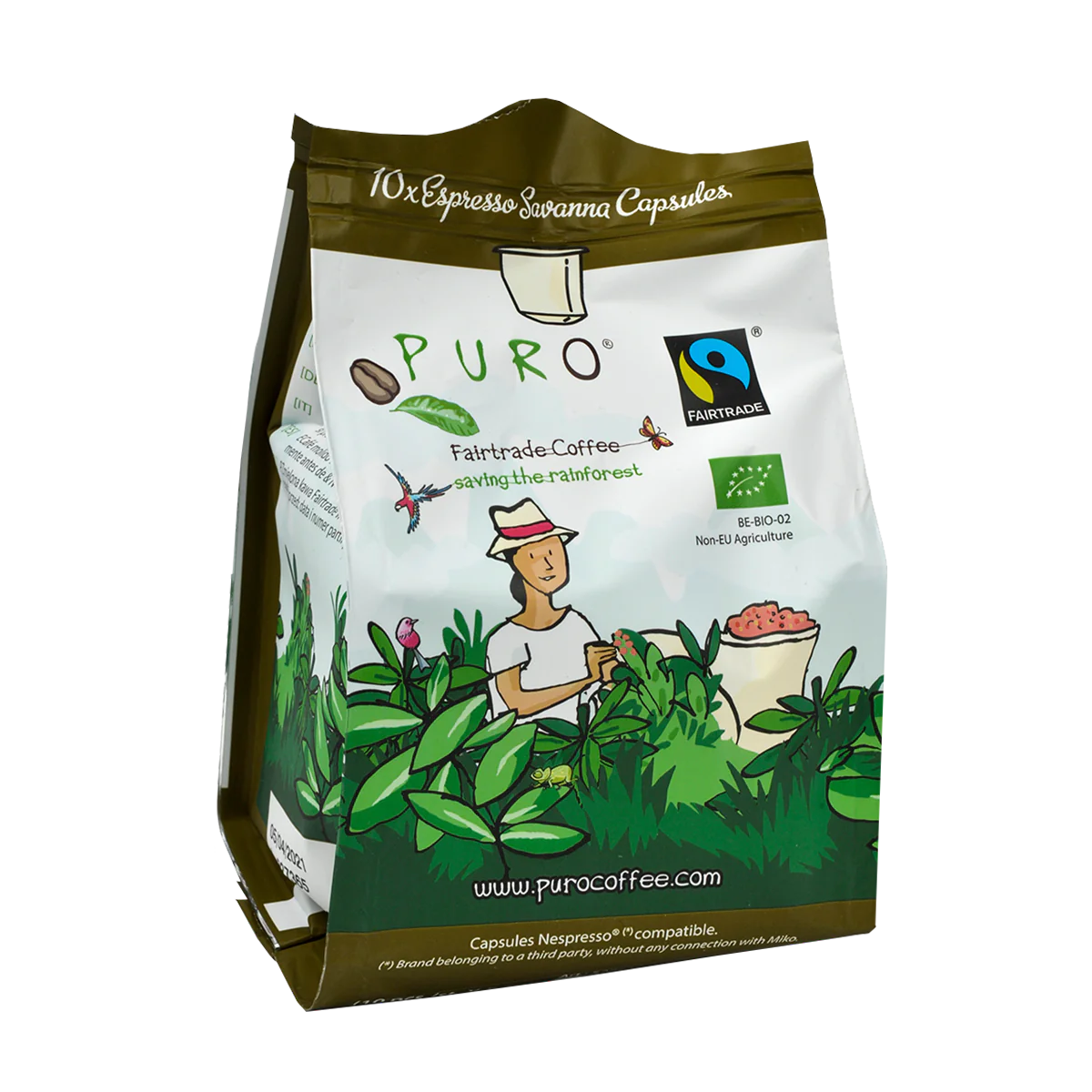 Pose med Puro Savanna Espresso Kaffekapsler