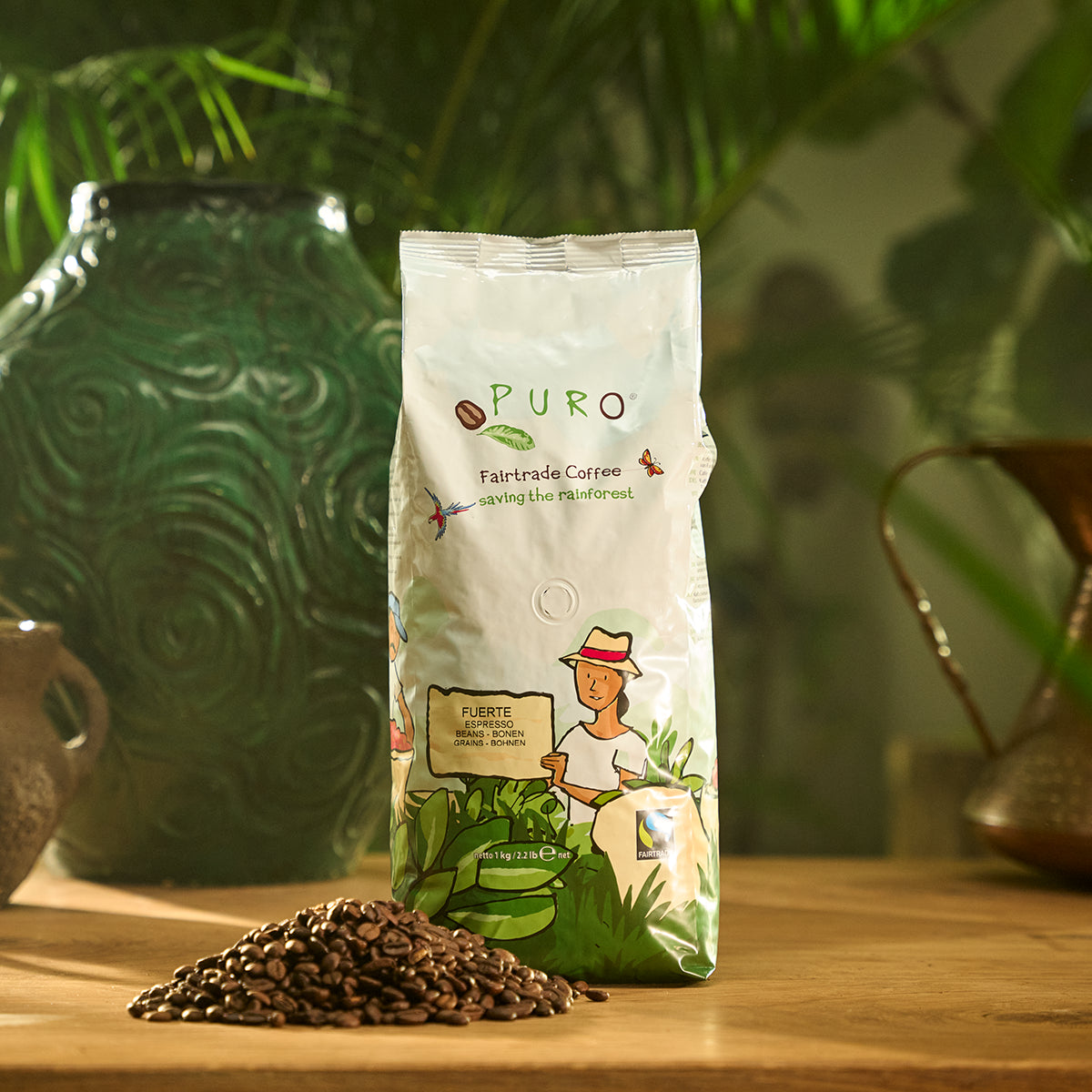 Puro Fuerte kaffebønner