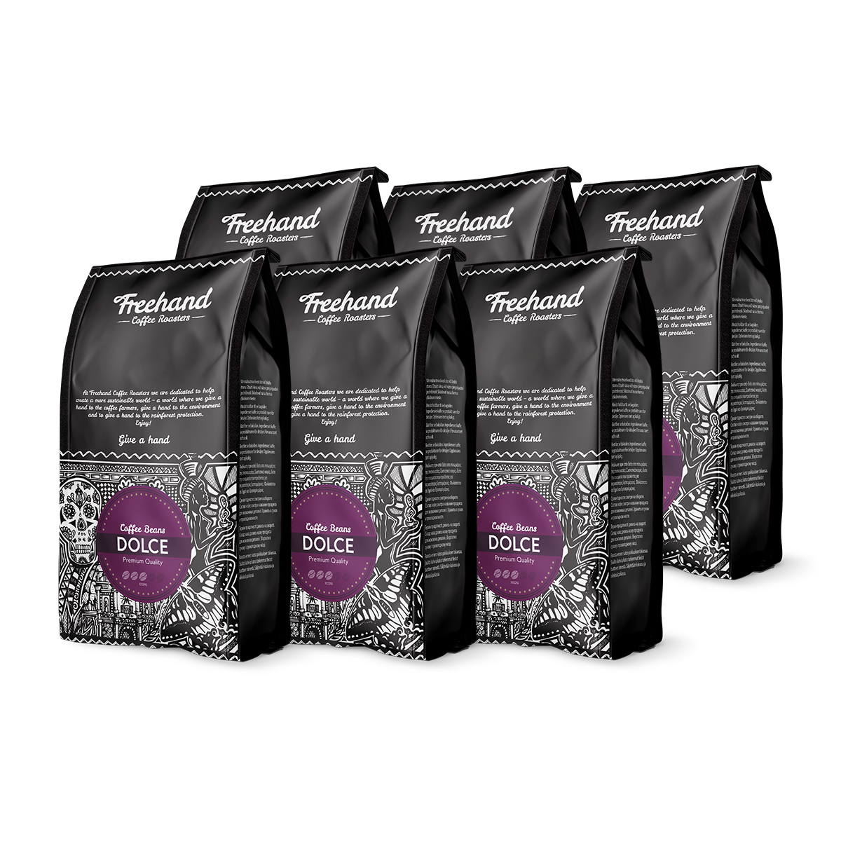 freehand dolce kaffebønner 6 kg