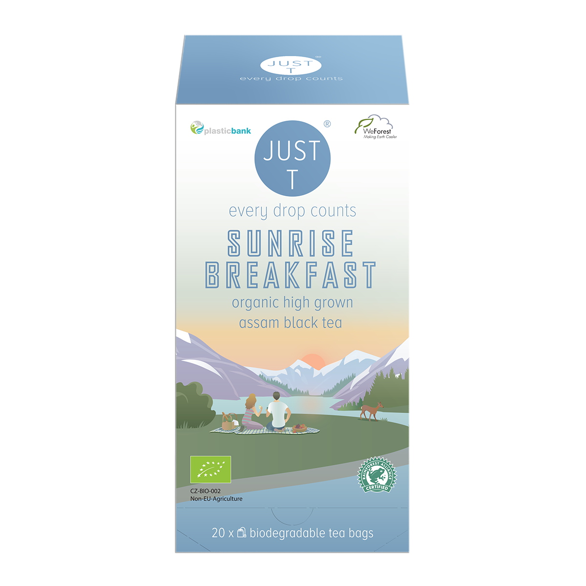 Just t sunrise breakfast brev te