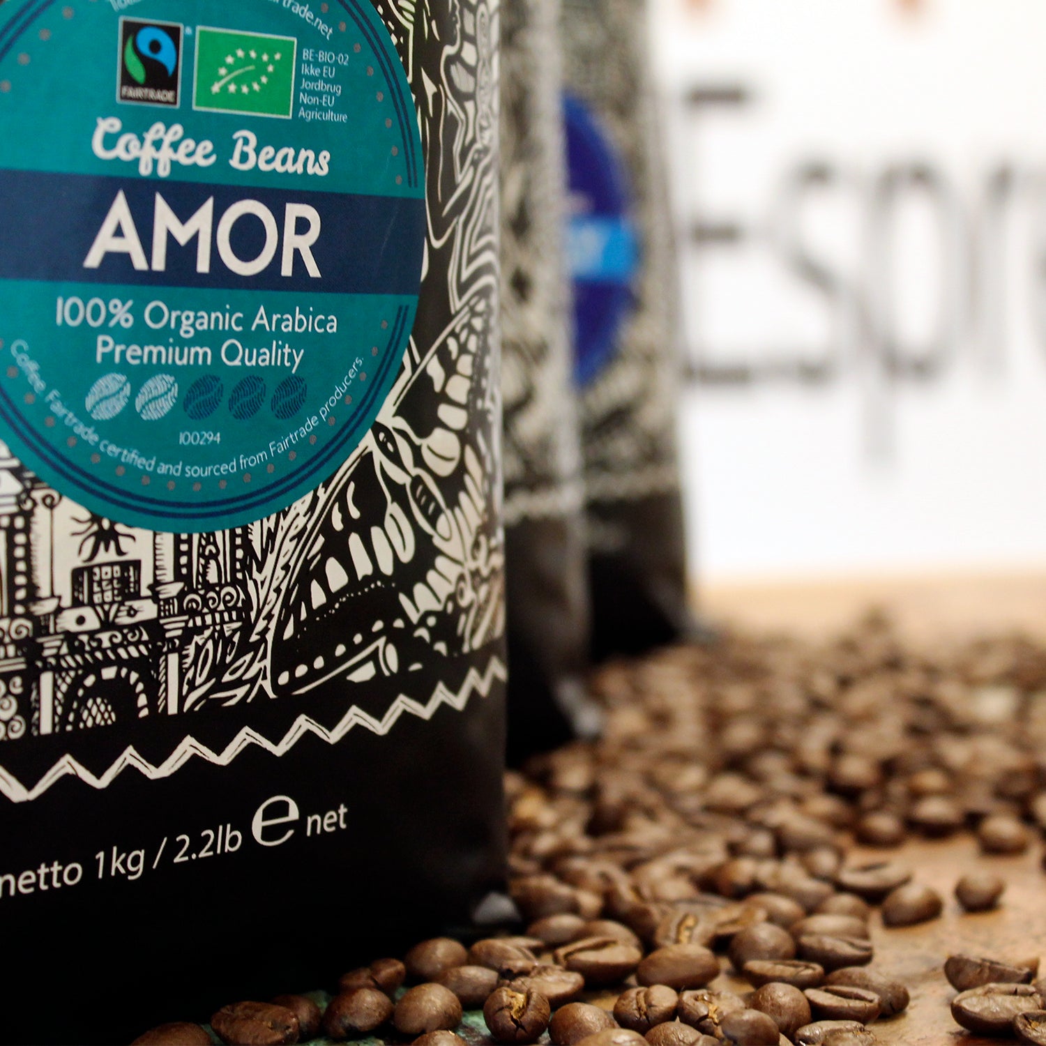 Freehand kaffebønner kategori billede