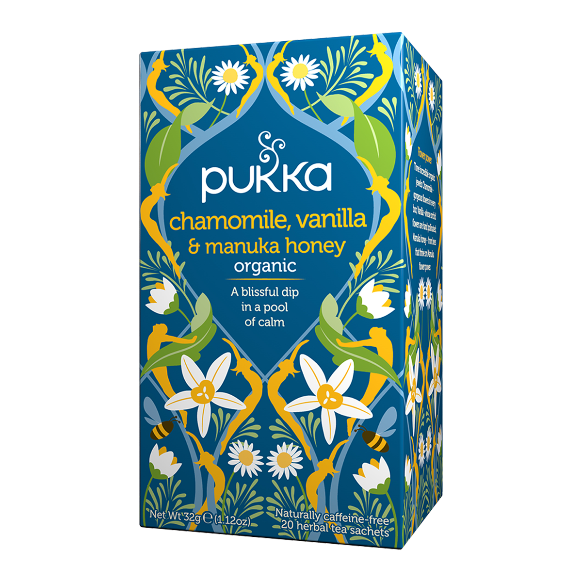 pukka Chamomile vanilla Manuka honey brev te