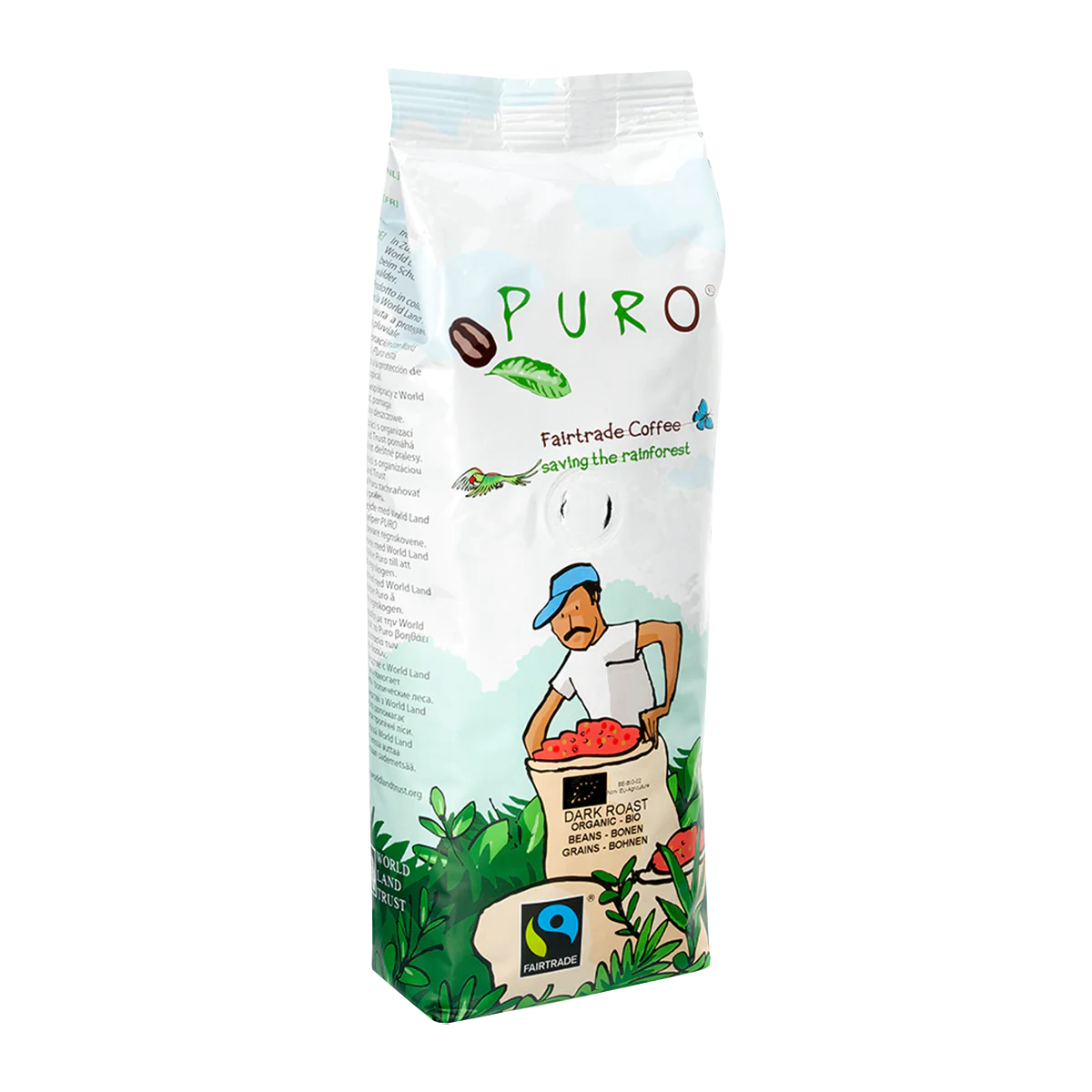 puro dark roast kaffebønner