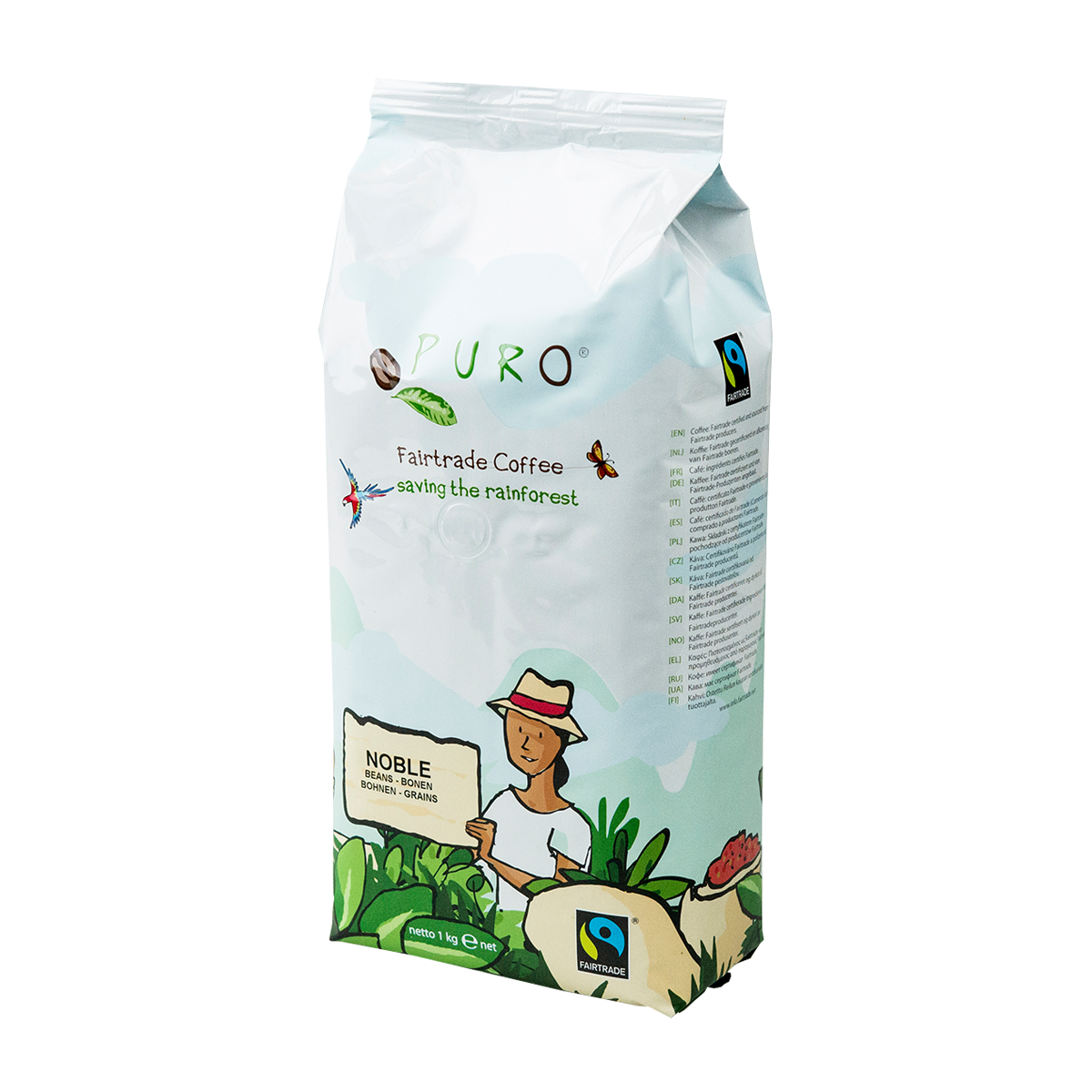 puro noble 1 kg kaffebønner