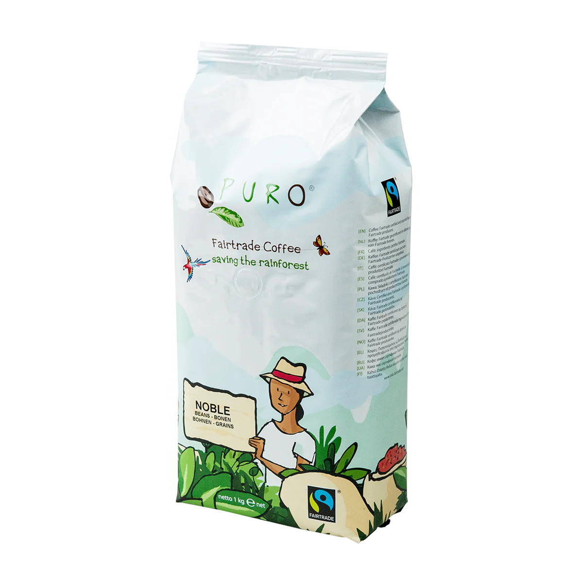 puro noble 1 kg kaffebønner