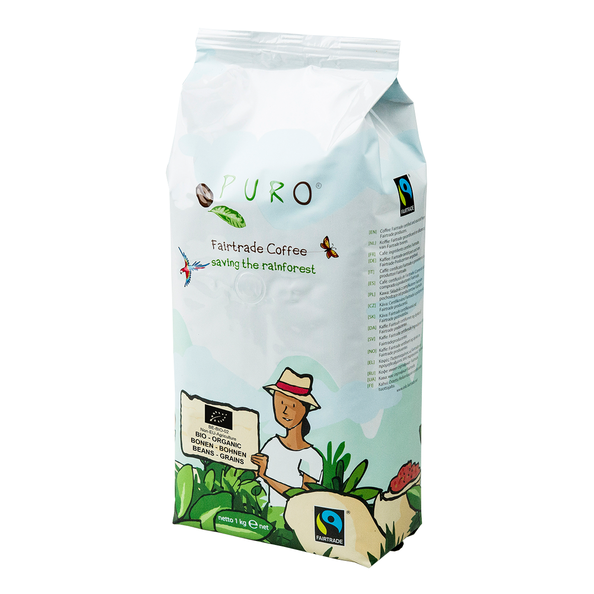 puro organic kaffe bønner