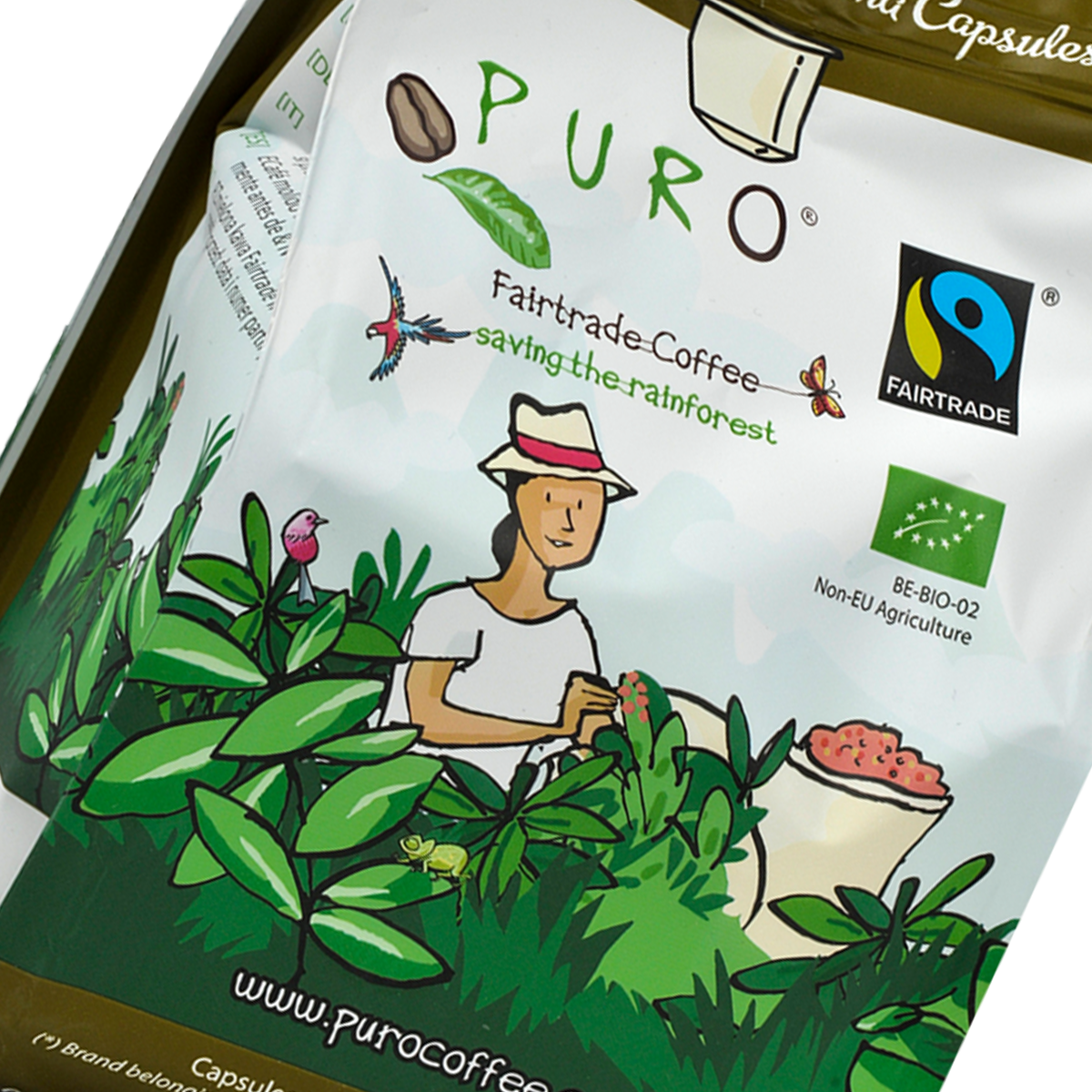 puro savanna kaffe kapsler closeup