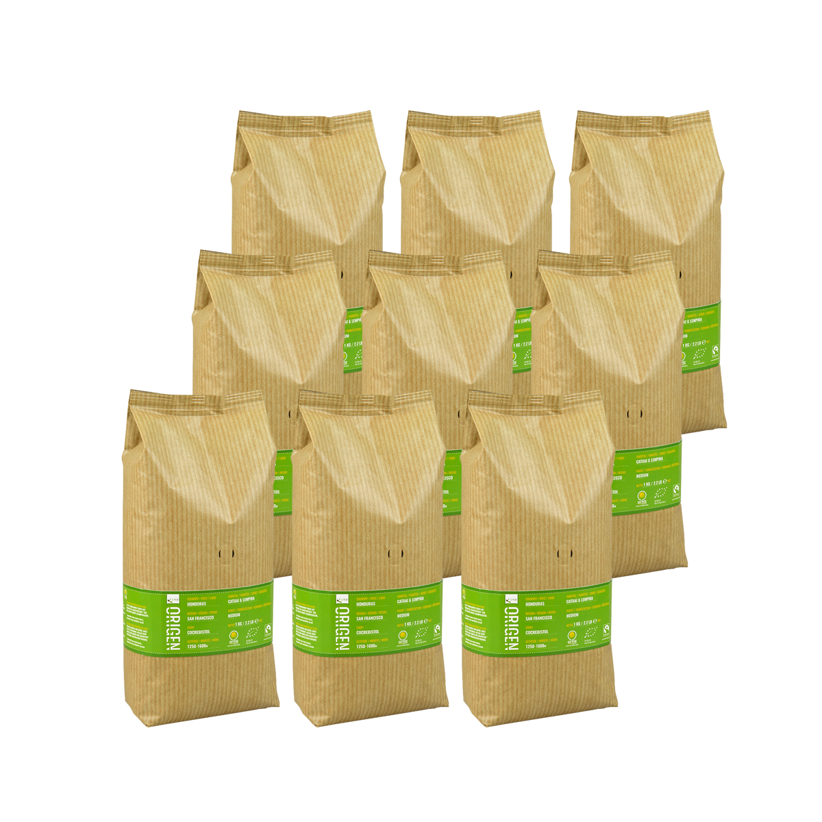 puro single origin kaffebønner 9kg.