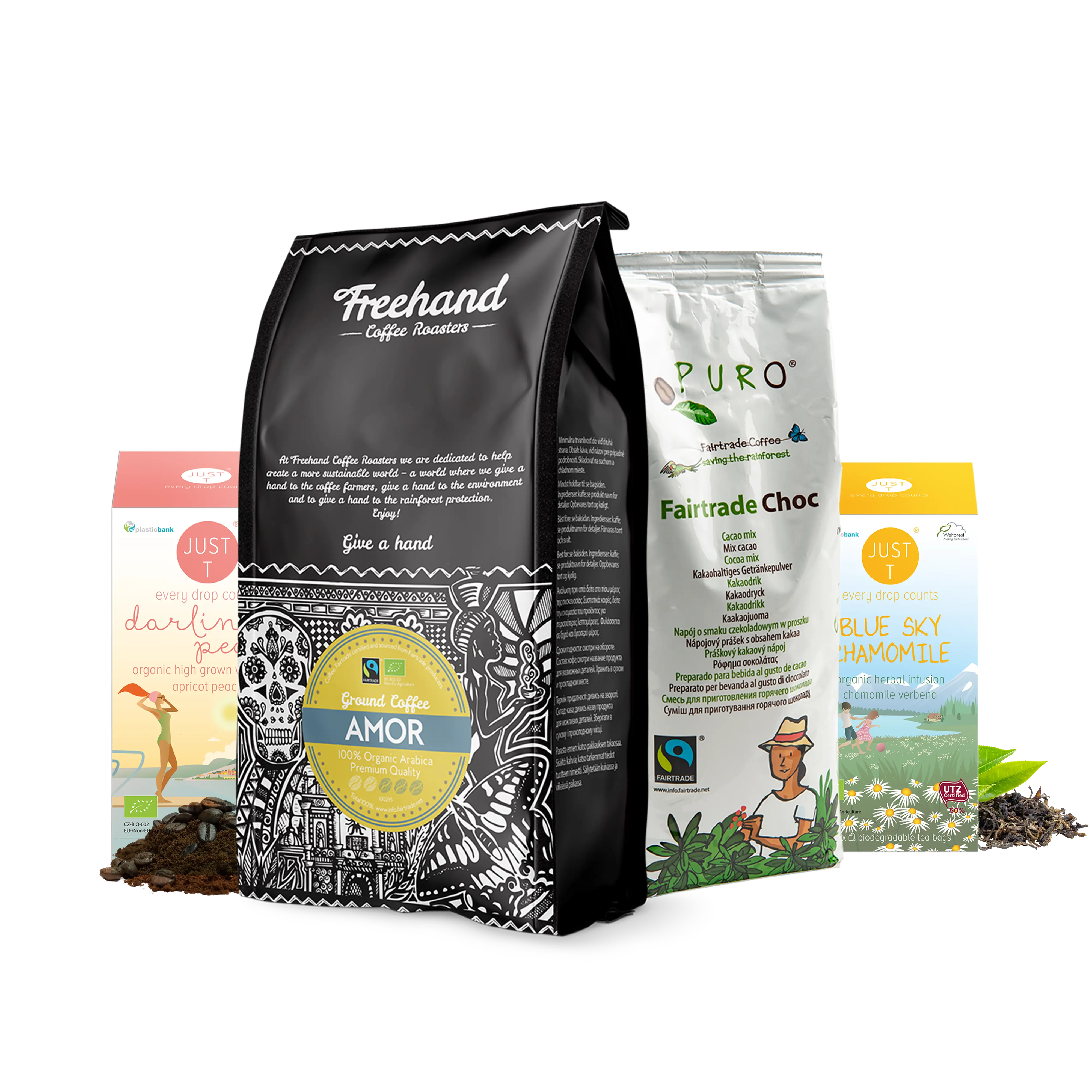 Allround smagskassen - Filterkaffe, Kakao & Te
