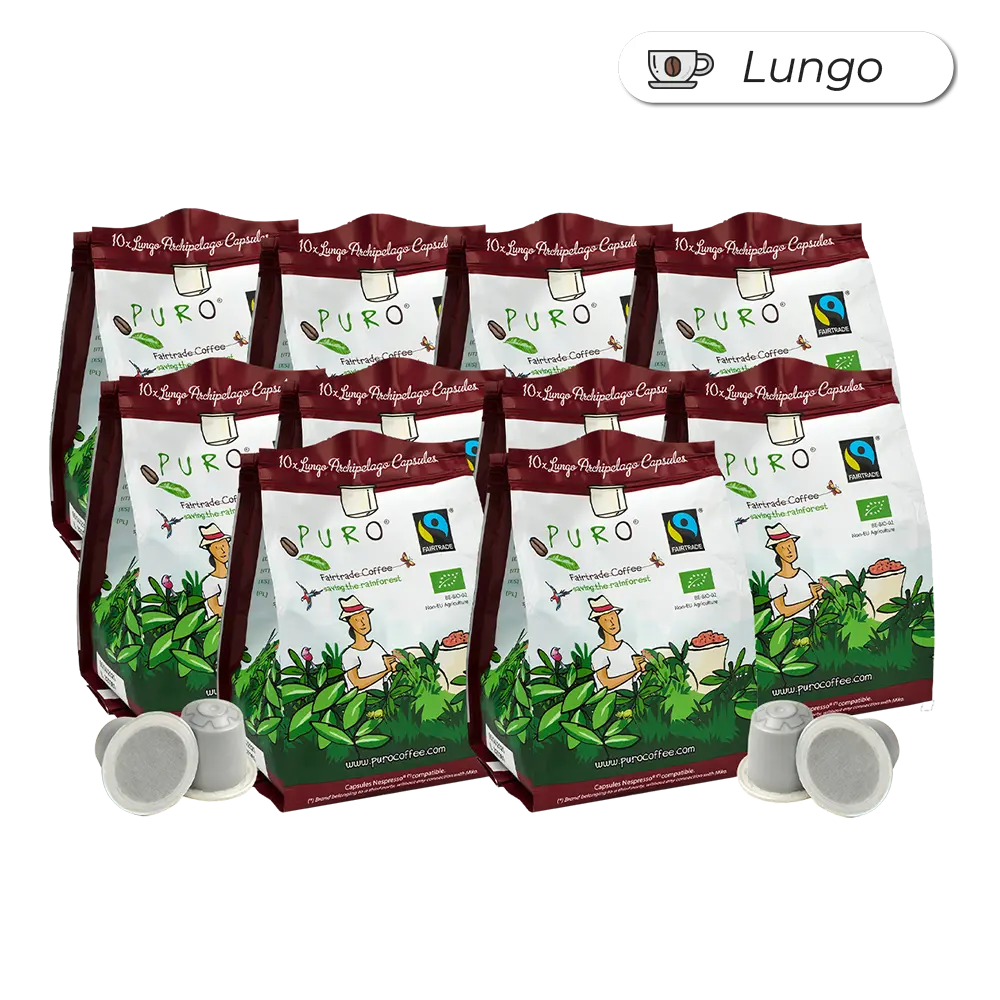 Puro Archipelago 100 stk. lungo kaffe kapsler