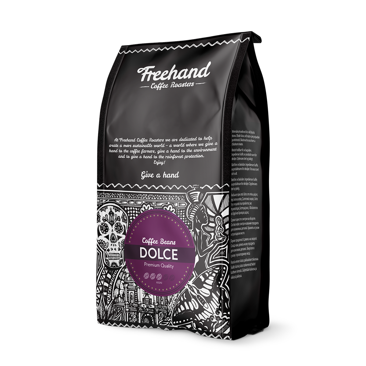 Freehand Dolce Kaffebønner smagskasse 6 kg.