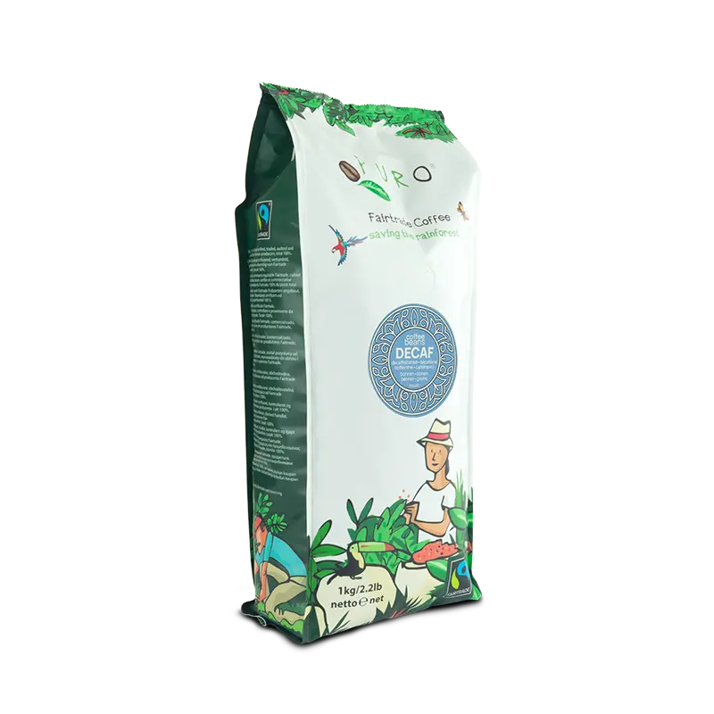Puro Koffeinfri Kaffebønner 1 kg.