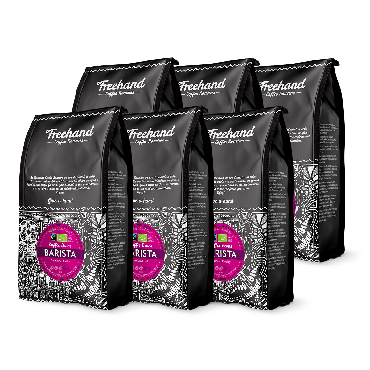 Freehand Barista kaffebønner 6kg - køb mere, spar mere. 