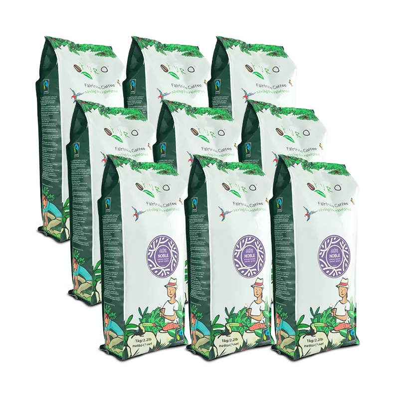Puro Noble Kaffebønner smagskasse 9 kg.