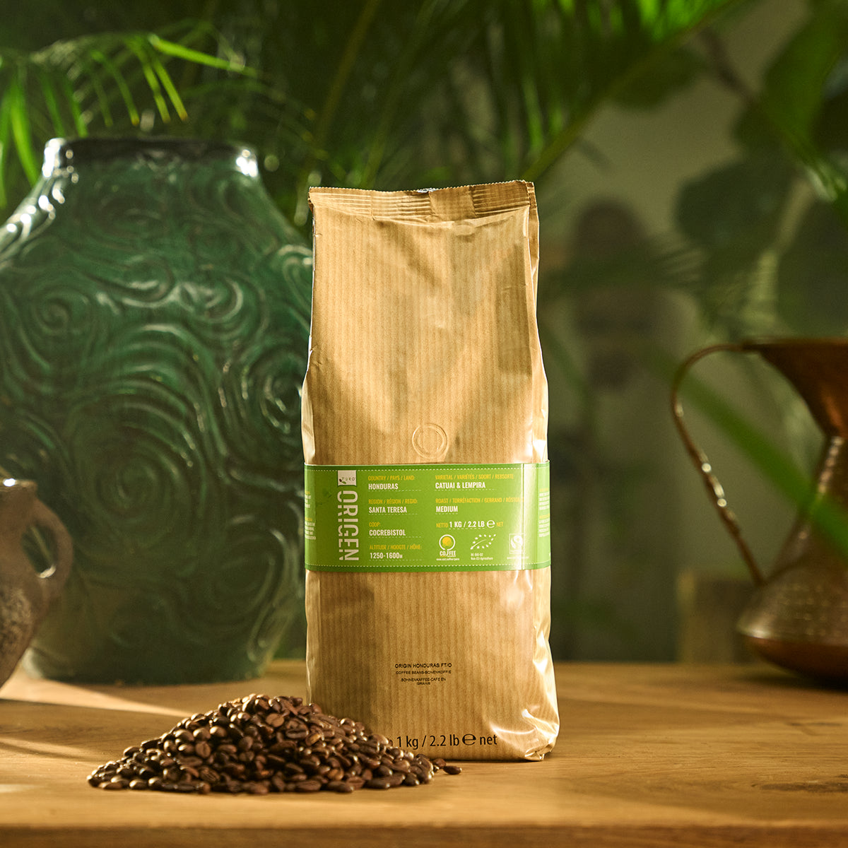 Puro Single Origin Kaffebønner smagskasse 9 kg.