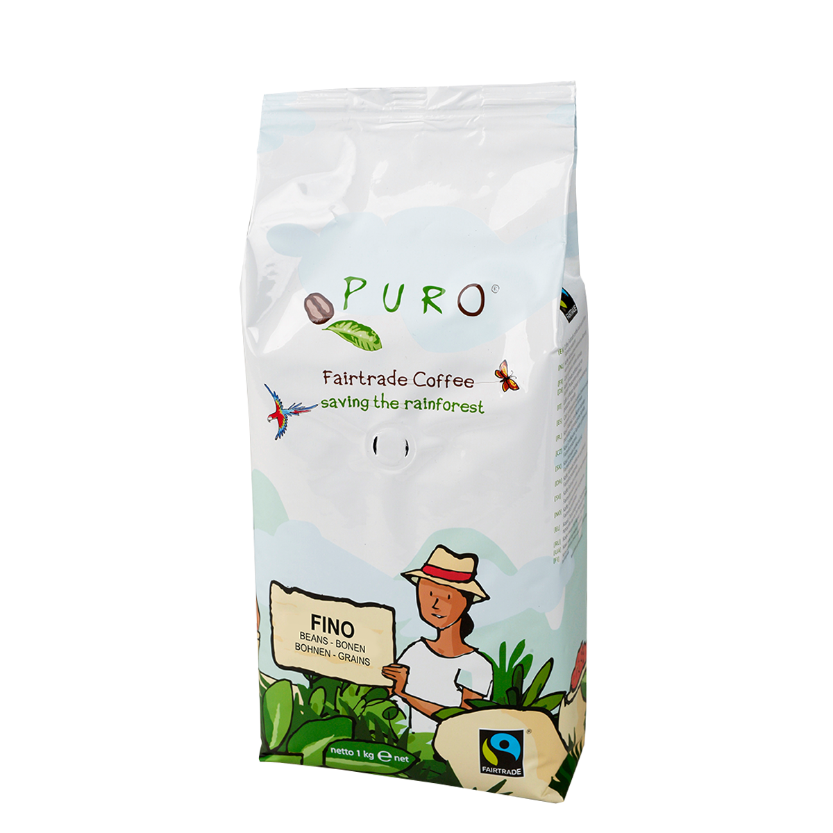 puro fino kaffebønner 1 kg