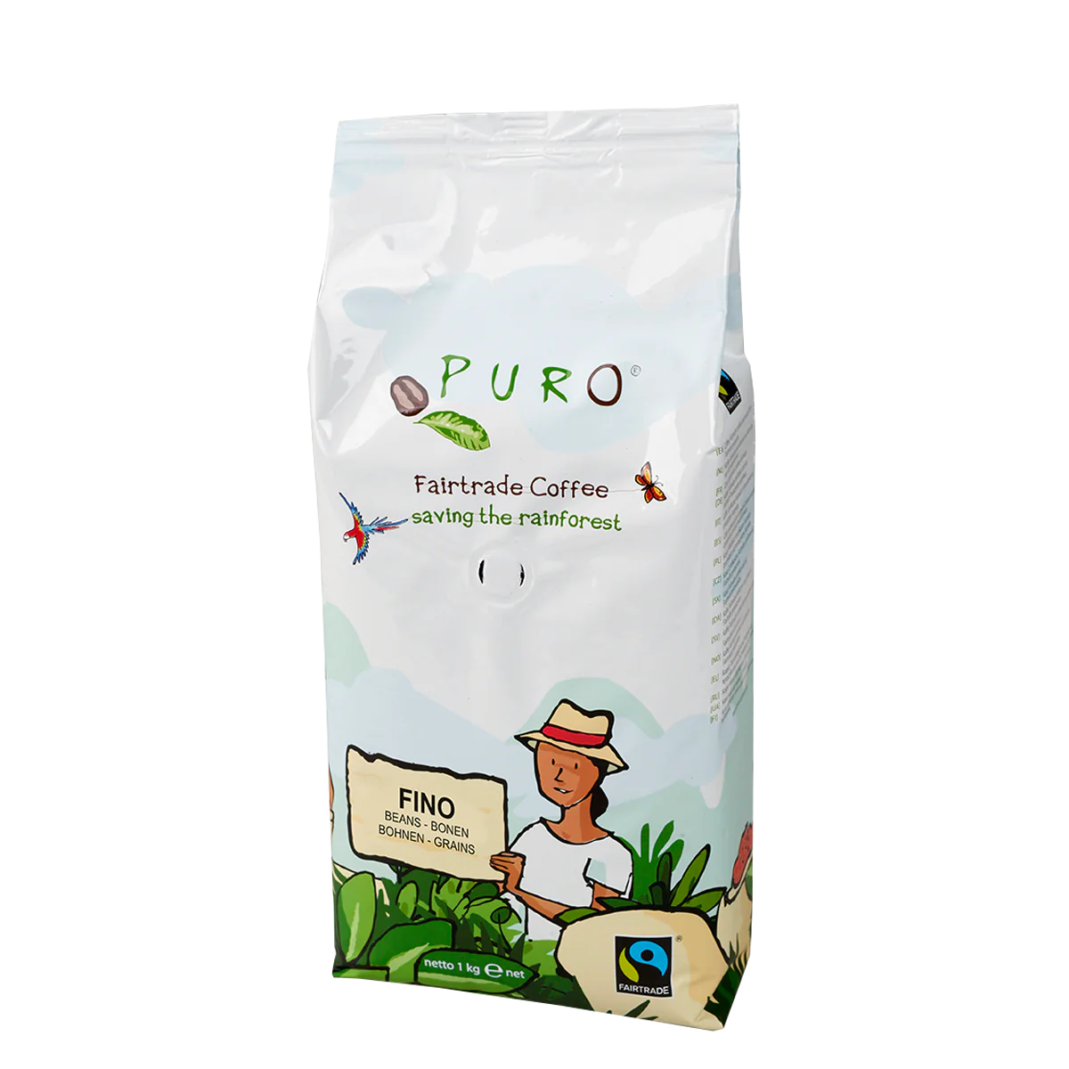 puro fino kaffebønner 1 kg