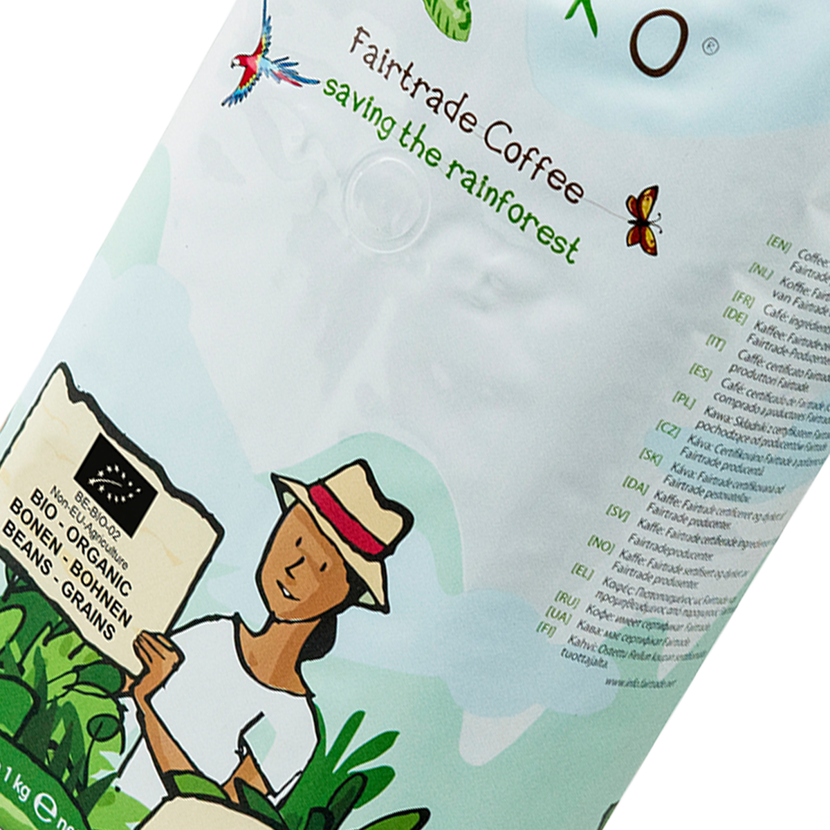 Puro organic kaffebønner